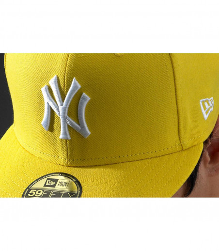 New Era Casquette ny 59fifty jaune